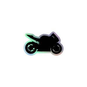 Moto Silhouette Holo Sticker