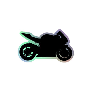 Moto Silhouette Holo Sticker