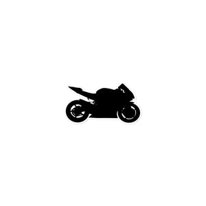 Moto Silhouette Sticker