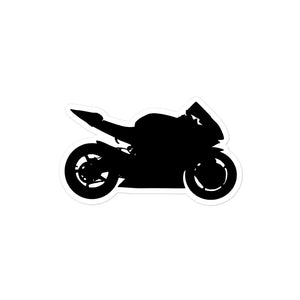 Moto Silhouette Sticker