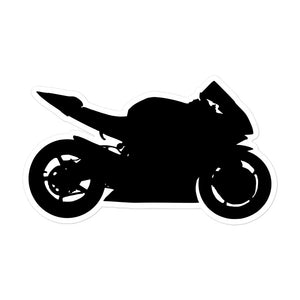 Moto Silhouette Sticker